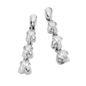 Drop Diamond Earrings